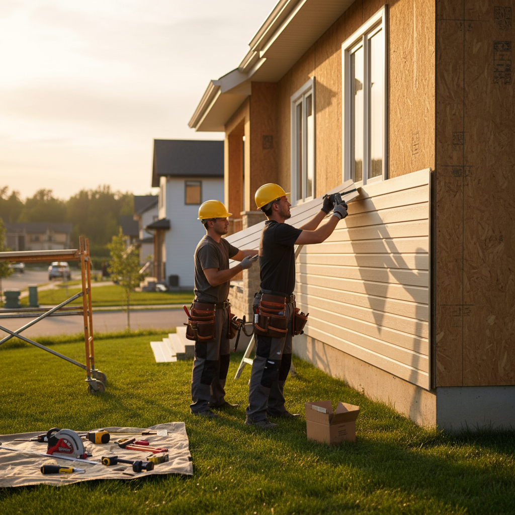 Revêtement extérieur Paspébiac — installation professionnelle