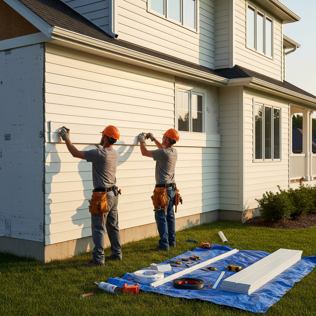 Revêtement extérieur Saint-Aubert — installation professionnelle