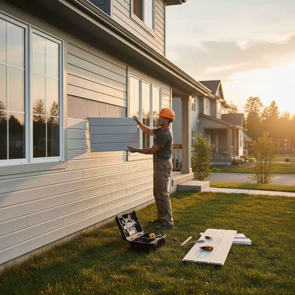 Revêtement extérieur Lac-Frontière — installation professionnelle