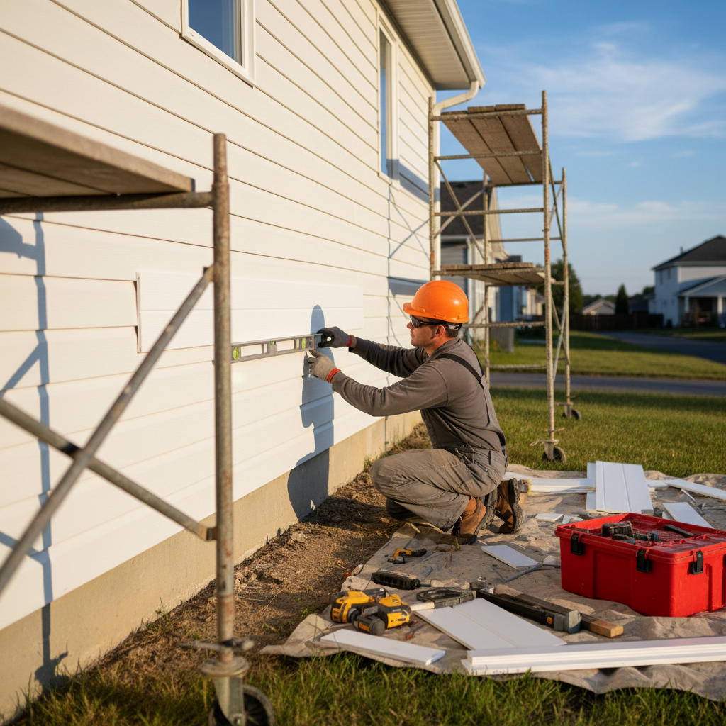 Revêtement extérieur Petite-Vallée — installation professionnelle