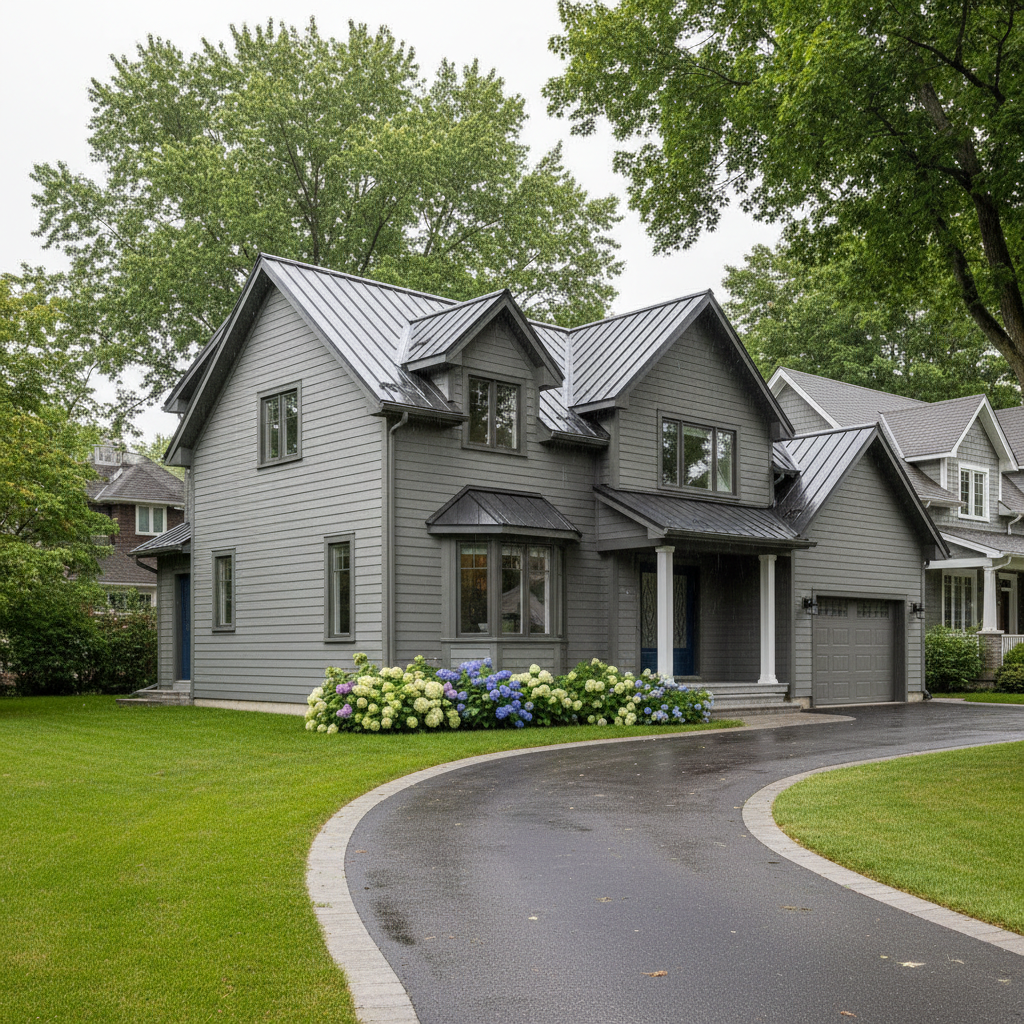 Revêtement extérieur Sainte-Praxède — installation professionnelle