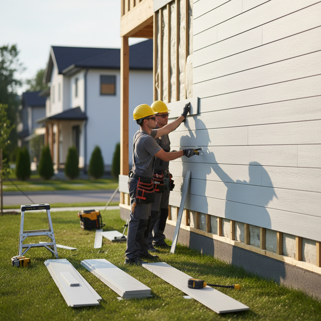 Revêtement extérieur Murdochville — installation professionnelle