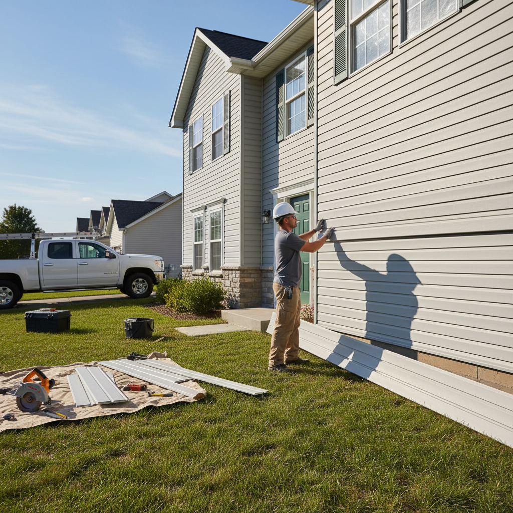 Revêtement extérieur Saint-Prosper — installation professionnelle