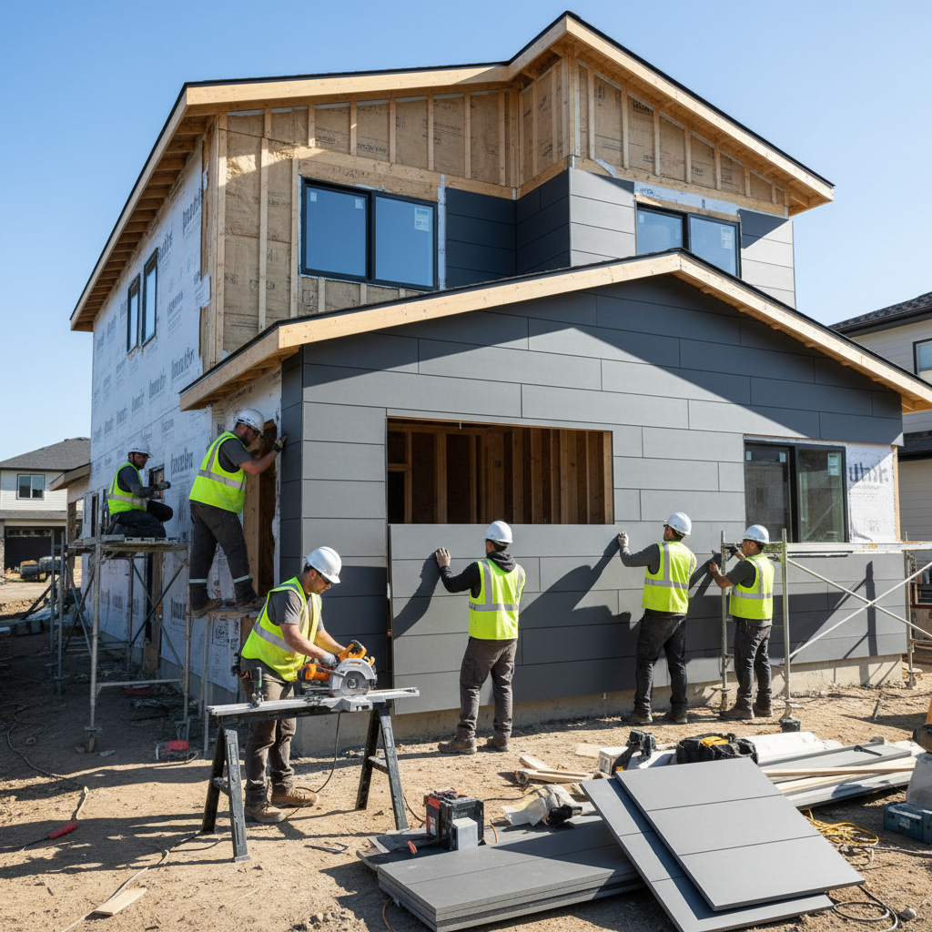 Revêtement extérieur Mont-Albert — installation professionnelle