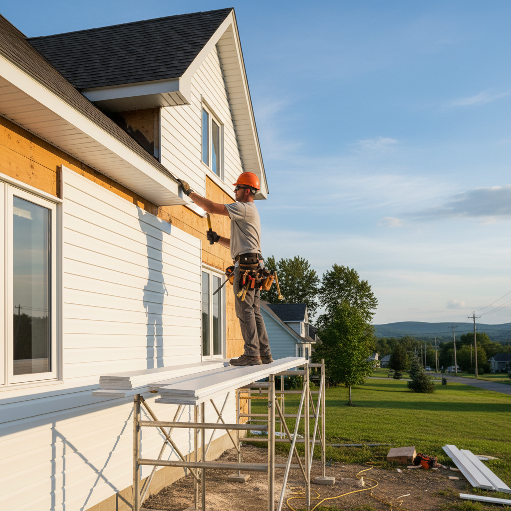 Revêtement extérieur Vallée-Jonction — installation professionnelle