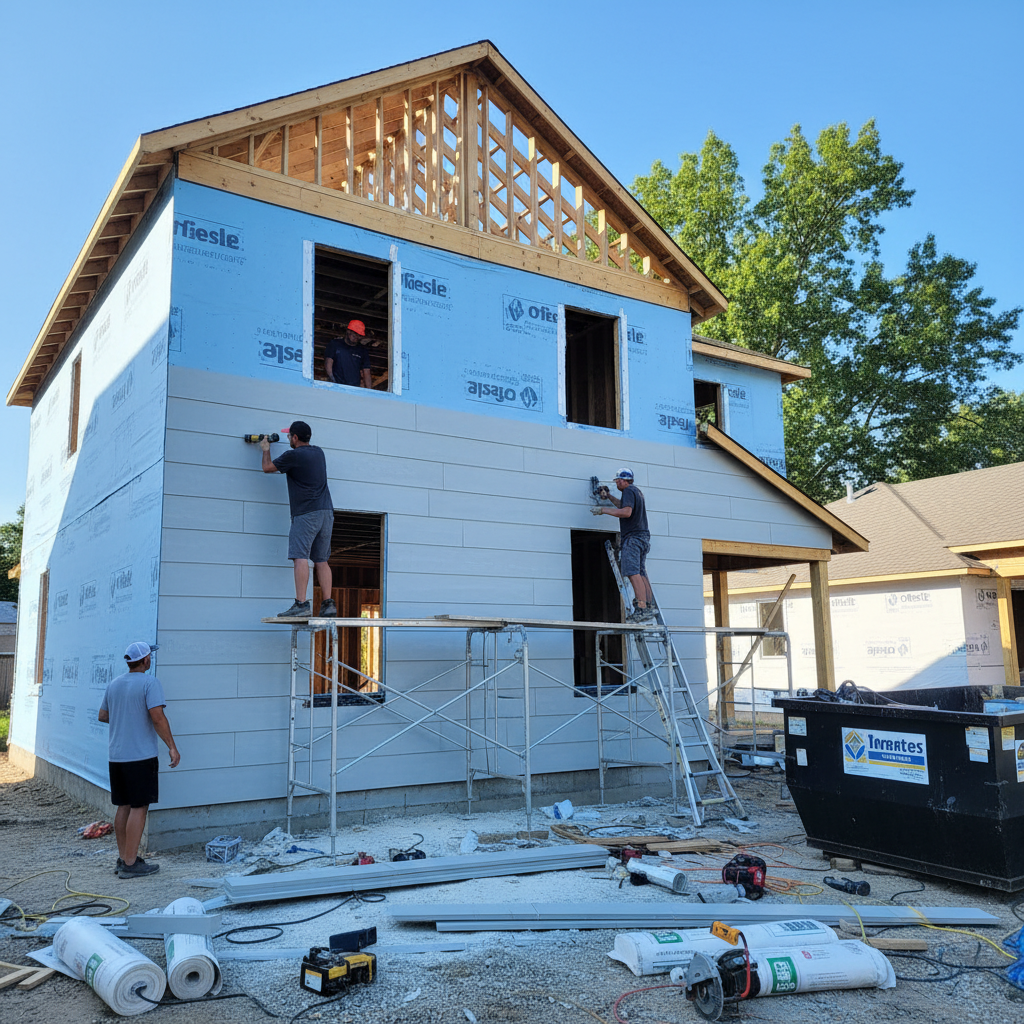 Revêtement extérieur Tourville — installation professionnelle